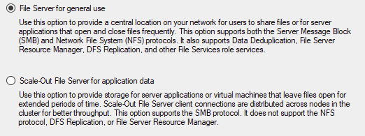Windows file server design considerations