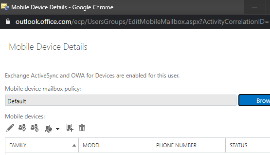 How to remote wipe a mobile device Exchange Online account 2 Cloud School Docs - image 2 -