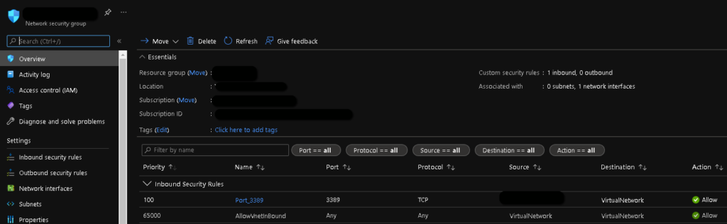 How to enable Azure VM direct RDP management over the Internet 7 Cloud School Docs - image 22 -