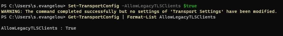 How to allow legacy TLS SMTP clients in Exchange Online 1 Cloud School Docs - image 73 -