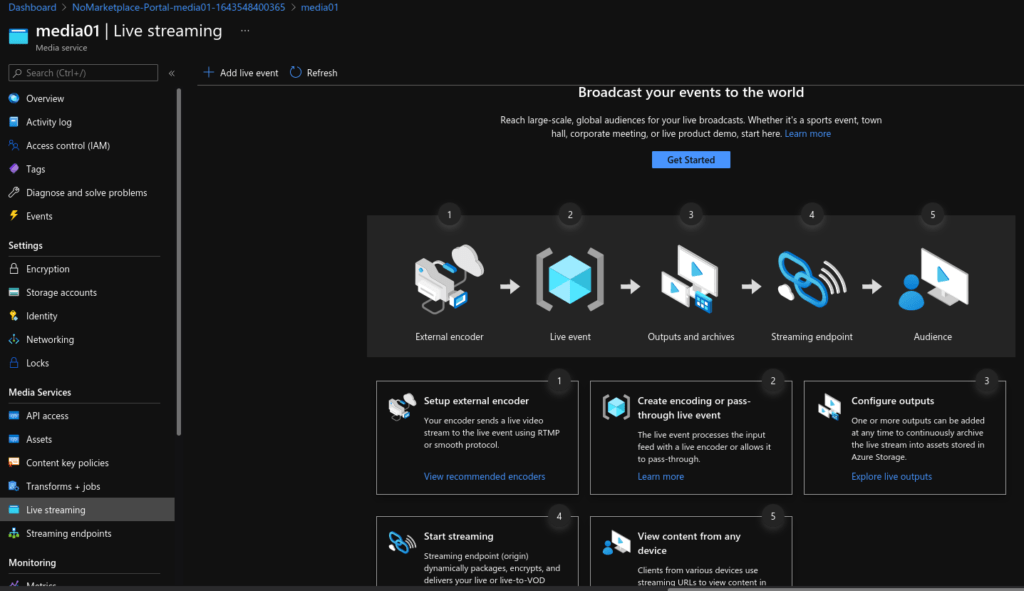 Cloud School Docs - azuremediaservice7 1 -