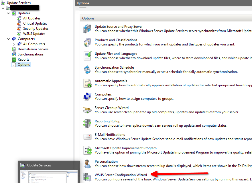 How to configure a WSUS standalone server 7 Cloud School Docs - image 38 -