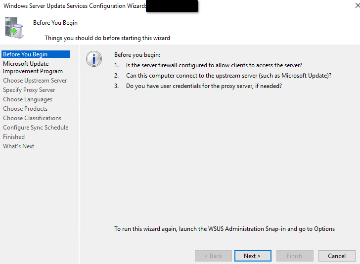 How to configure a WSUS standalone server 8 Cloud School Docs - image 40 -