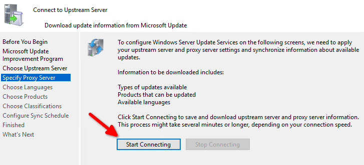 How to configure a WSUS standalone server 10 Cloud School Docs - image 42 -