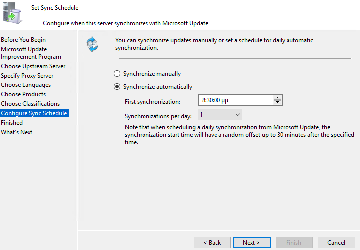 How to configure a WSUS standalone server 14 Cloud School Docs - image 46 -