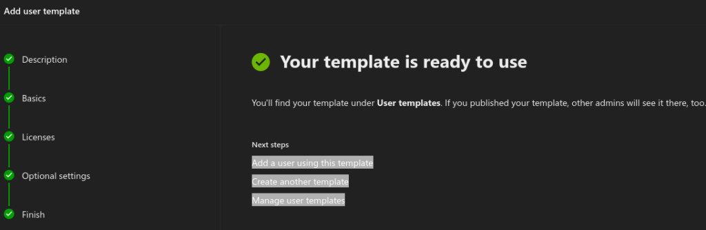 How to add a Microsoft 365 user from a user template 2 Cloud School Docs - image 64 -