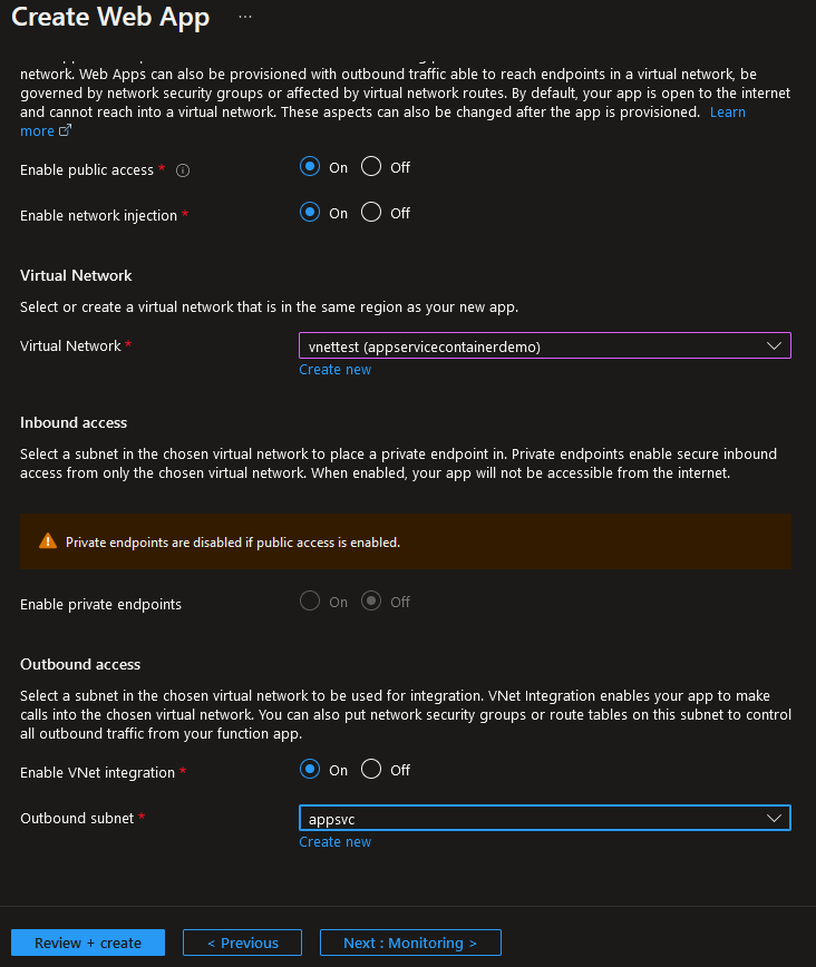 How to integrate Azure App Service with Azure Virtual Network 2 Cloud School Docs - image 20 -