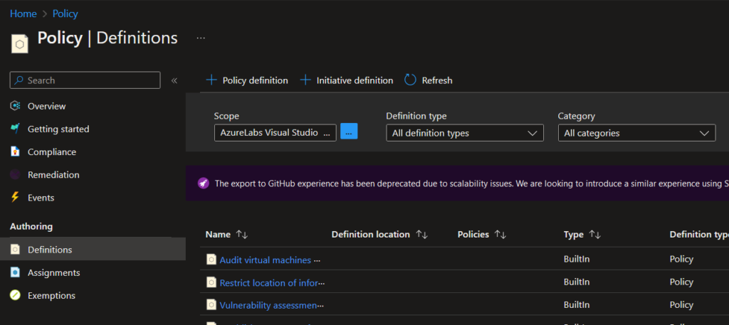 How to assign built-in policies in Azure policy 1 How to assign built-in policies in Azure policy