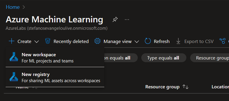 How to train an ML model in Microsoft Azure