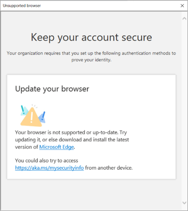 Cloud School Docs - updateyourbrowser -