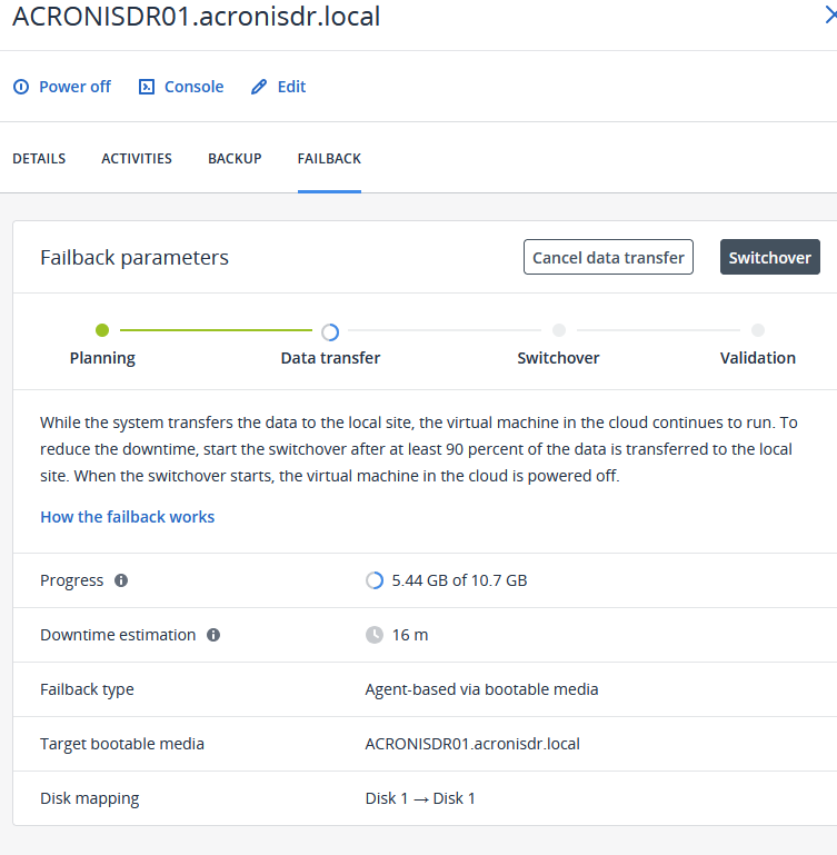Cloud School Docs - Acronis DR 13 Failback 2 -