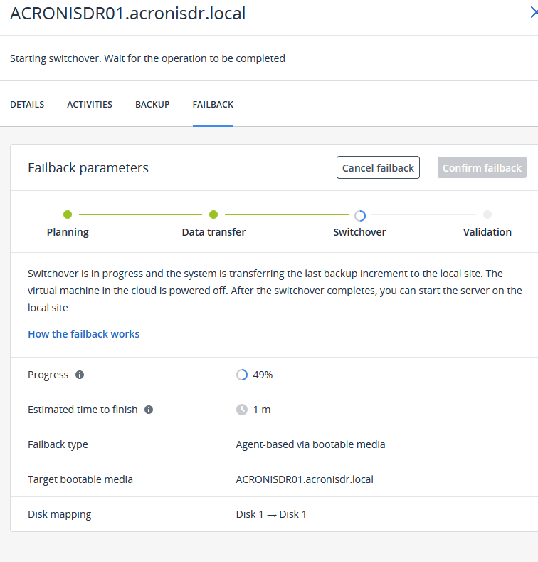 Cloud School Docs - Acronis DR 13 Failback 3 -
