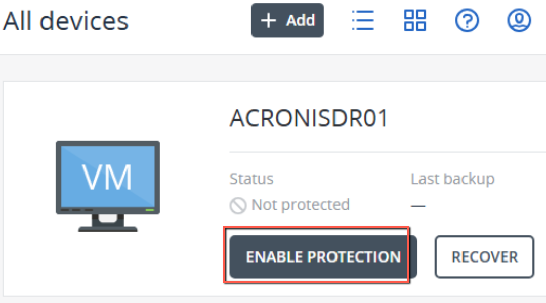 Cloud School Docs - Acronis DR 6 -
